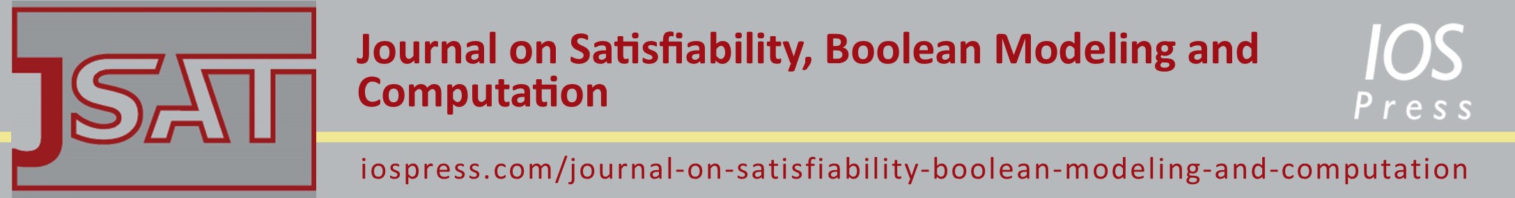 Journal on Satisfiability, Boolean Modeling and Computation